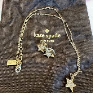 Kate Spade Star necklace and earrings pre-owned